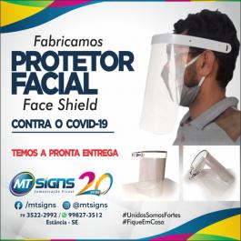 Proteção Facial Faceshild PETG e PS     